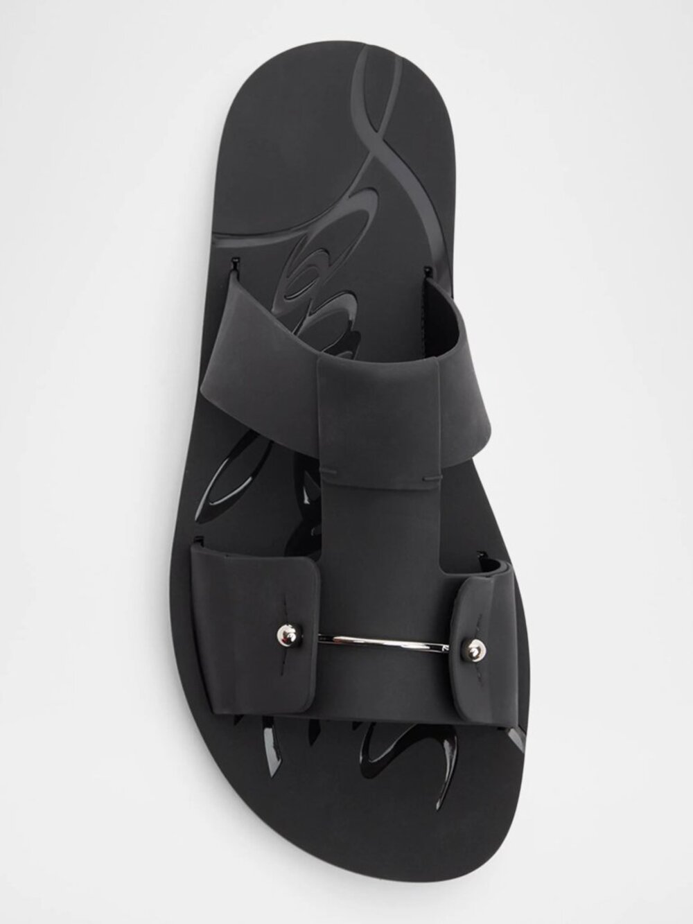 Christian Louboutin Men's Zakouski Flat Rubber Sandals